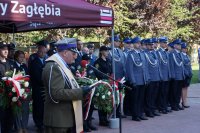 Uroczystości rocznicowe ku czci policjantów pomordowanych przez NKWD w dąbrowskiej bazylice NMPA