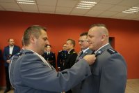 Uroczyste akademia w dąbrowskim garnizonie policji