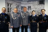 Uroczysta akademia w dąbrowskim garnizonie policji