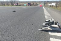Wypadek śmiertelny motocyklisty na dąbrowskim odcinku DK94